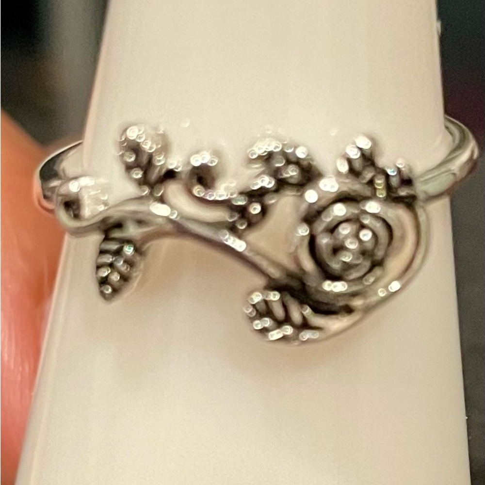 Artisan Silver Ring, Sz 7.5